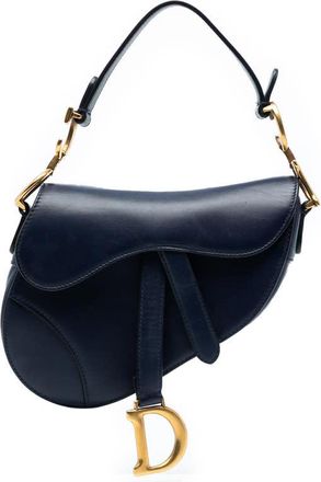 Dior Pre-owned Dior Mini Smooth Calfskin Saddle Bag Ladies 09-MA-1128