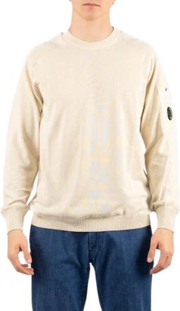 C.P. Company Trui met ronde hals - Heren - Ronde hals truien - Beige - L - Truien & Vesten