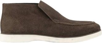 Memphis One leren enkelboots antraciet