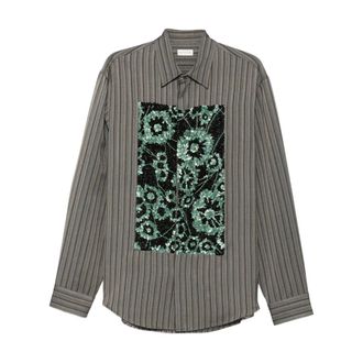 Dries Van Noten Casual Shirts - male - Dries Van Noten - Casual Shirts - Gray - L - Shirts