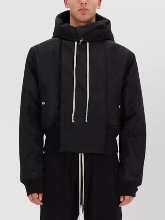 Rick Owens hooded jacket with drawstring and pockets