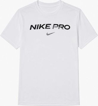 Nike Mens Nike Pro Mens Dri Fit Sportswear T Shirt in White - Size: 44