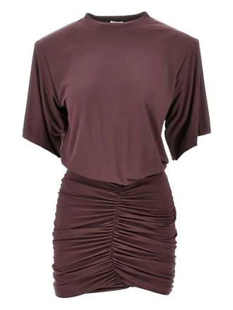 Andamane Lennox ruched mini dress - Viola