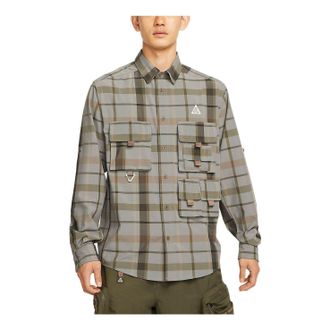 Nike x ACG NRG Shirt Checkered Grey DO9326-084