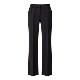 Liu Jo Wide Trousers, female, Black, Size: 2XL Wide Trousers