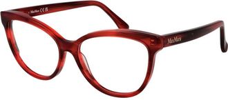 Max Mara Rode Cat Eye Optische Monturen - Dames - Brillen - Rood - ONE Size - Accessoires