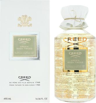 Creed Creed Mens Green Irish Tweed Eau de Parfum 490ml for Him - Black - One Size