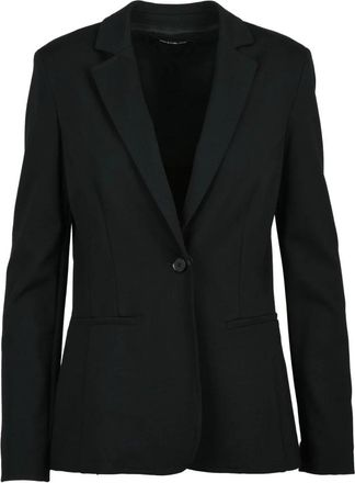 Pennyblack Zachte Blazer Jas met Knoopsluiting - Dames - Blazers - Zwart - XS - Jassen
