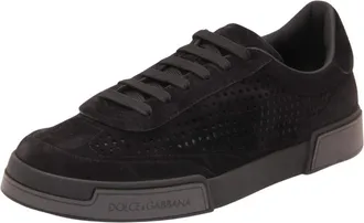 Dolce & Gabbana Scarpe Portofino Perforate - - Shoes - Uomo - Nero - 44 1/2 EU