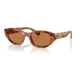 Miu Miu Womens Sunglasses Square Style Brown