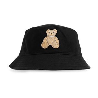 Palm Angels Hats, female, Black, Size: ONE SIZE Bear Bucket Hat