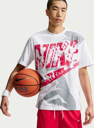 Nike Mens Peak Basketball T-Shirt in White | IM5285-100