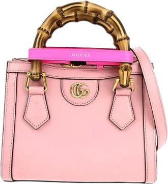 Gucci Pre-owned Handbags, female, Pink, Size: ONE SIZE Pre-owned Vintage Handbag