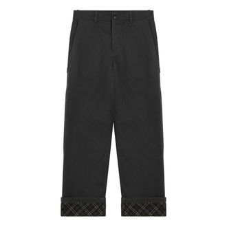 Burberry Hombre, Pantalones, Negro, Talla: S