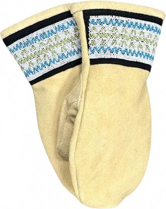 Astis Salcantay Short Cuff Mitten In Tan