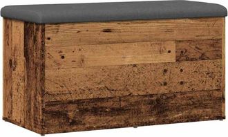 vidaXL Vidaxl - Storage Bench Old Wood 82x42x45 cm Engineered Wood