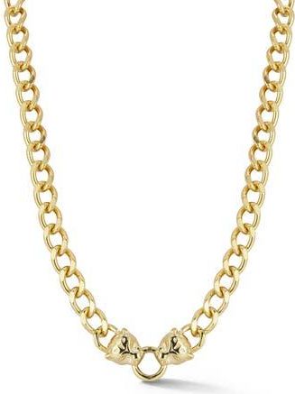 Chloe and Madison Panther Chain Necklace in Gold at Nordstrom Rack