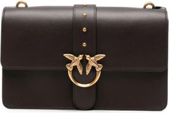 Pinko Pinko - Love Bag One - Dames - Tassen - Bruin - Maat: ONE Size Leer