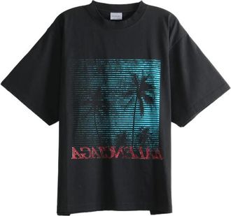 Balenciaga Vintage Holiday Graphic-print T-shirt