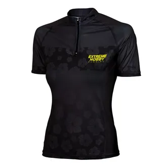 OEM Camiseta De Running Con Cremallera Para Mujer, Estampado Floral, Talla Xs, Color Menta