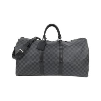 Louis Vuitton Tweedehands Canvas Louis Vuitton tassen - Heren - Pre-owned - Zwart - Maat: ONE Size