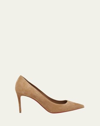 Christian Louboutin 85mm Kate Suede Classic Pumps