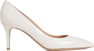 Gianvito Rossi Pumps in pelle 70mm - Bianco