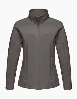 Regatta Womens Regatta Professional Ladies Uproar Softshell Wind Resistant Jacket - Grey - Size: 16