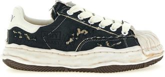Miharayasuhiro Blakey Low-top Sneaker - Heren - Sneakers - Zwart - 40 EU - Katoen - Schoenen