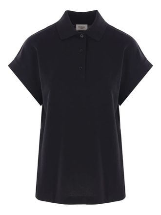 Saint Laurent Cassandre polo top - Black