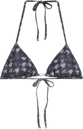 Diesel Triangle Bikini Top - Dames - Bikinis - Zwart - S - Polyester - Badmode
