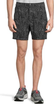 Columbia PFG Unchartedtm Shorts Mens Clothing Shark Swamplands : 2XL 6, Polyester