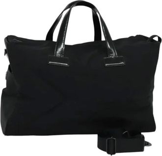 Burberry Pre-owned Weekend Bags, female, Black, Size: ONE SIZE Pre-owned Hand Bag