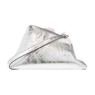 The Attico Day Off Handtas - Dames - Clutches - Grijs - ONE Size - Leer - Tassen