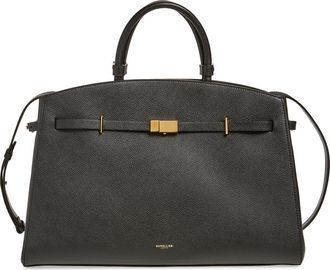 DeMellier New York Leather Satchel in Black at Nordstrom