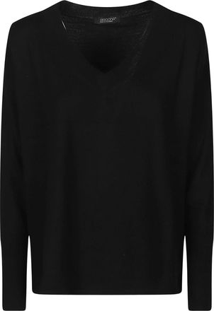 Aragona WomenS V-Neck Knit Sweater