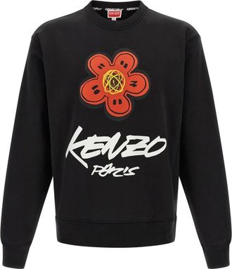 Kenzo Heren, Sweatshirts & Hoodies, Zwart, Maat: XL Katoen