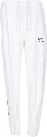 Nike Lichtgewicht Trainingsbroek Air French Terry - Heren - Trainingsbroeken - Wit - XL - Katoen - Fitness