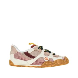 Valentino Garavani Amphibia fabric and leather sneakers Woman 37+