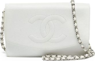Chanel Portafoglio con catena - Bianco