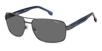 Carrera 8063/S R80/M9 Mens Sunglasses Silver Size 61