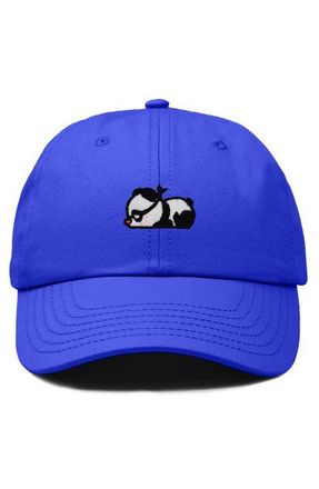 Dalix Pandit Panda Dad Cap in Royal Blue at Nordstrom