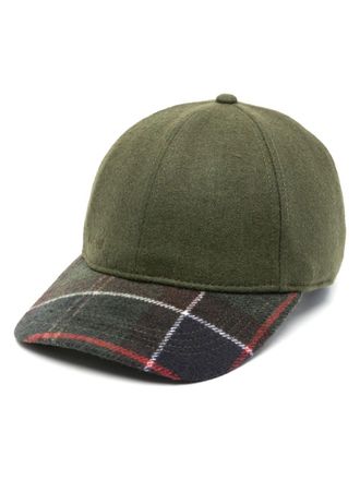 Barbour Roker baseball cap - unisex - Wool/Polyester - One Size - Green