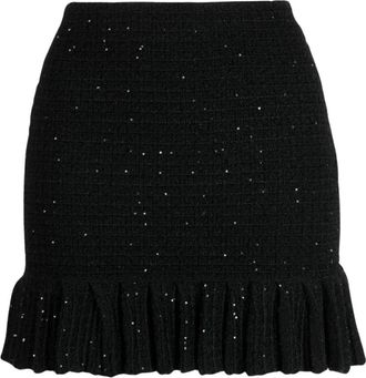 Self Portrait Zwarte Rokken voor Dames Aw 23 - Dames - Korte rokken - Zwart - L - Rokken