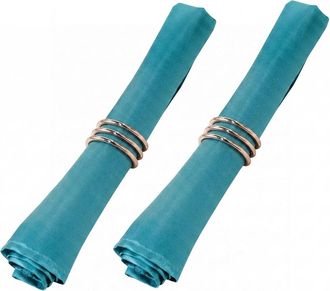 OEM Servilleta De Mesa Sat&eacute;n - 50,8 Cm - Turquesa - Para Boda Y Recepci&oacute;n - Lote De 20