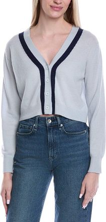 Brodie Lurex Trim Wool & Cashmere-Blend Cardigan