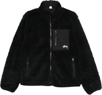 St&uuml;ssy Chaqueta Reversible Sherpa - Sport - Hombre - Negro - M
