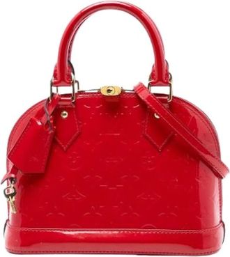 Louis Vuitton Pre-owned Handbags, female, Red, Size: ONE SIZE Pre-owned Alma BB