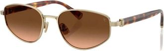 Brunello Cucinelli Bc 2008St 5002A5 Zonnebrillen - Dames - Zonnebrillen - Bruin - 54 MM - Accessoires