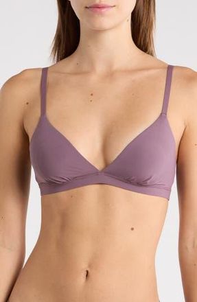 Florence By Mills Soft Flex Triangle Bralette in Black Plum at Nordstrom Rack, Size Xx-Small
